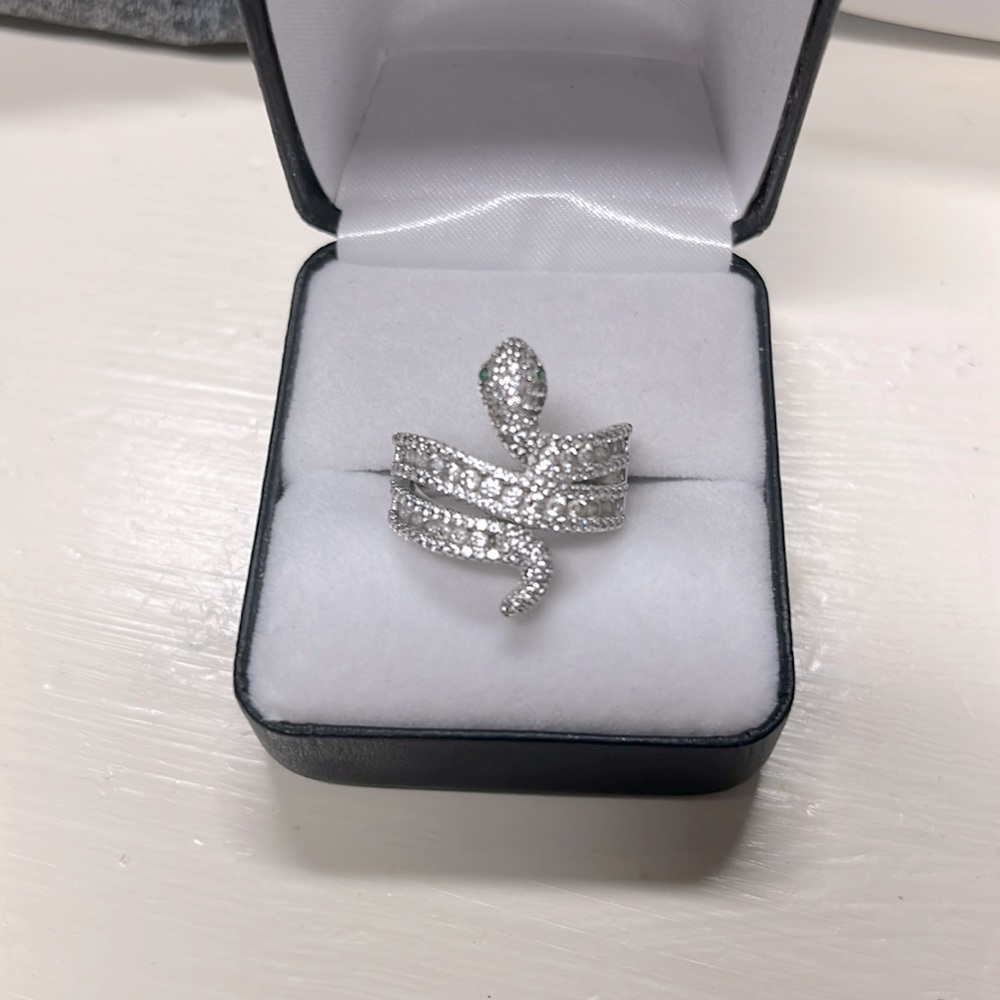 Sterling Silver Snake Ring
